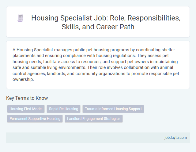Housing Specialist Job: Role, Responsibilities, Skills, and Career Path