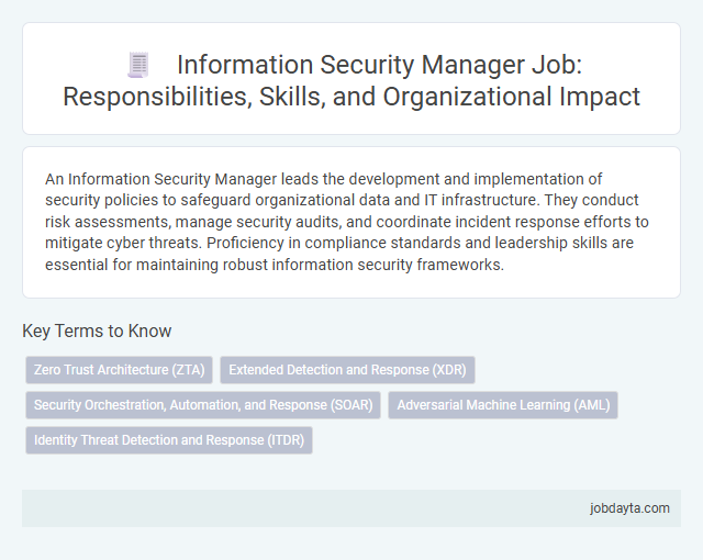 Information Security Manager Job: Responsibilities, Skills, and Organizational Impact