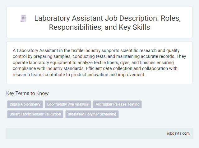 Laboratory Assistant Job Description: Roles, Responsibilities, and Key Skills
