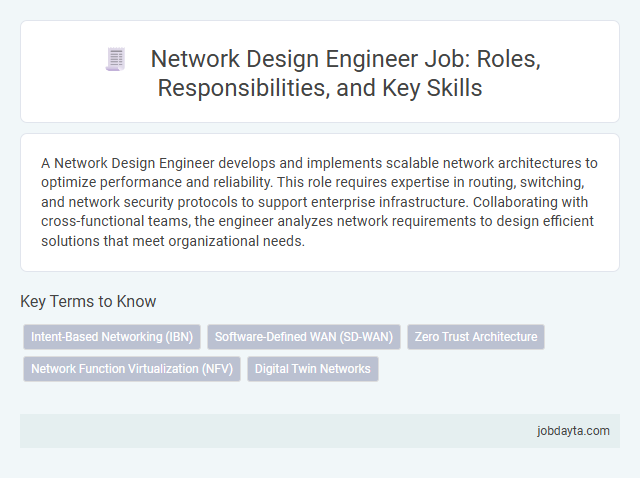Network Design Engineer Job: Roles, Responsibilities, and Key Skills