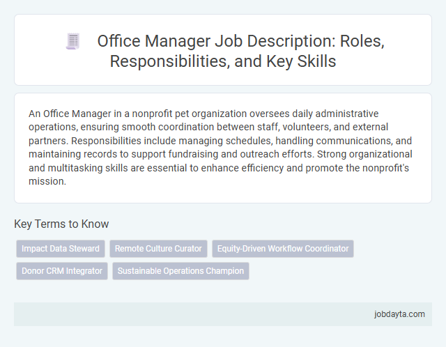 Office Manager Job Description: Roles, Responsibilities, and Key Skills