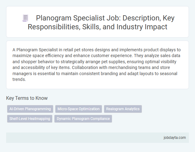Planogram Specialist Job: Description, Key Responsibilities, Skills, and Industry Impact