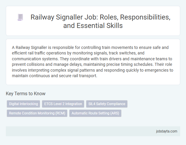 Railway Signaller Job: Roles, Responsibilities, and Essential Skills