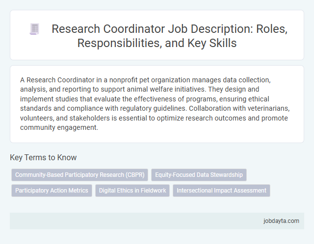 Research Coordinator Job Description: Roles, Responsibilities, and Key Skills