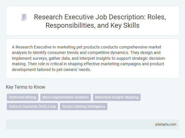 Research Executive Job Description: Roles, Responsibilities, and Key Skills