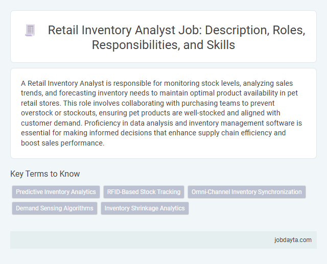 Retail Inventory Analyst Job: Description, Roles, Responsibilities, and Skills