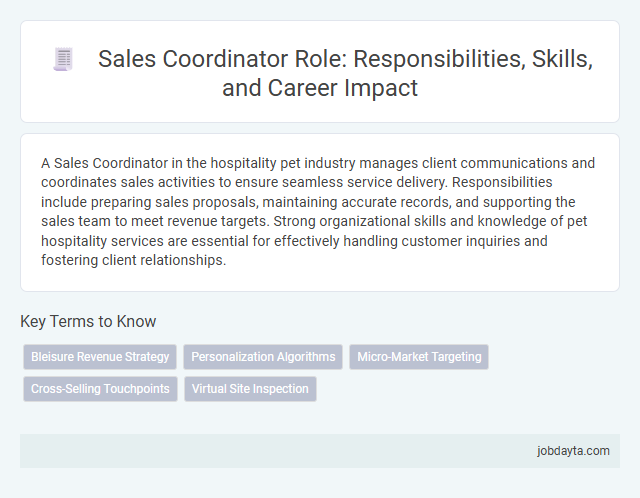 Sales Coordinator Role: Responsibilities, Skills, and Career Impact