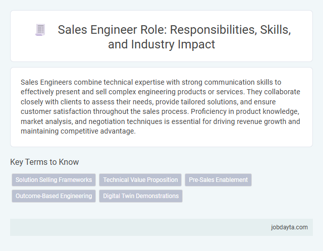 Sales Engineer Role: Responsibilities, Skills, and Industry Impact