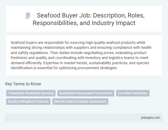 Seafood Buyer Job: Description, Roles, Responsibilities, and Industry Impact