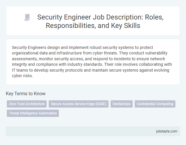 Security Engineer Job Description: Roles, Responsibilities, and Key Skills