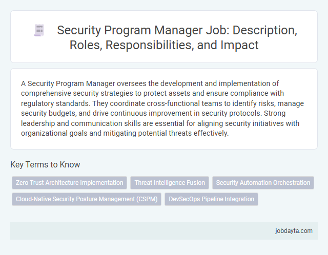 Security Program Manager Job: Description, Roles, Responsibilities, and Impact