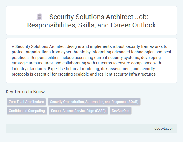 Security Solutions Architect Job: Responsibilities, Skills, and Career Outlook