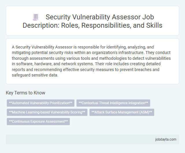 Security Vulnerability Assessor Job Description: Roles, Responsibilities, and Skills