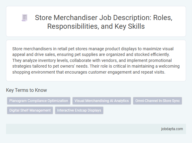 Store Merchandiser Job Description: Roles, Responsibilities, and Key Skills