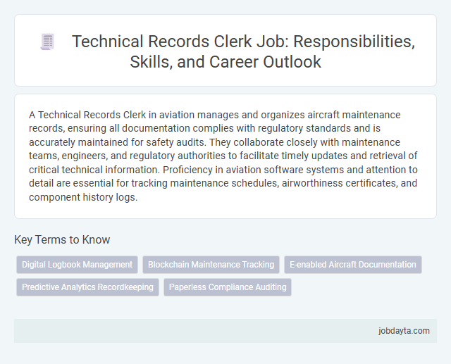 Technical Records Clerk Job: Responsibilities, Skills, and Career Outlook