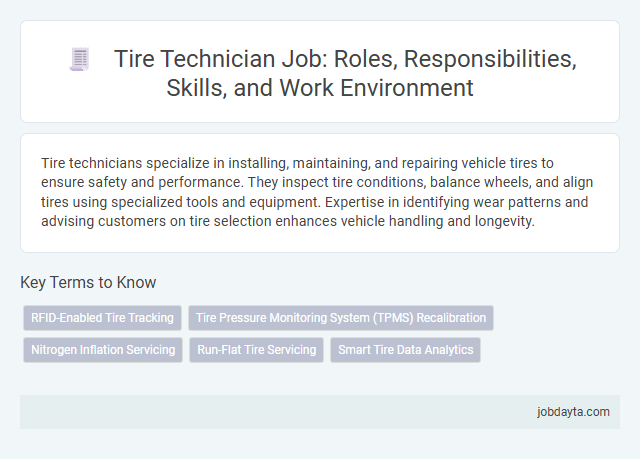 Tire Technician Job: Roles, Responsibilities, Skills, and Work Environment