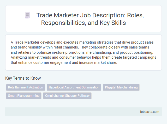 Trade Marketer Job Description: Roles, Responsibilities, and Key Skills