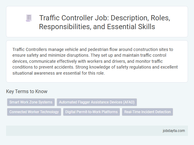 Traffic Controller Job: Description, Roles, Responsibilities, and Essential Skills