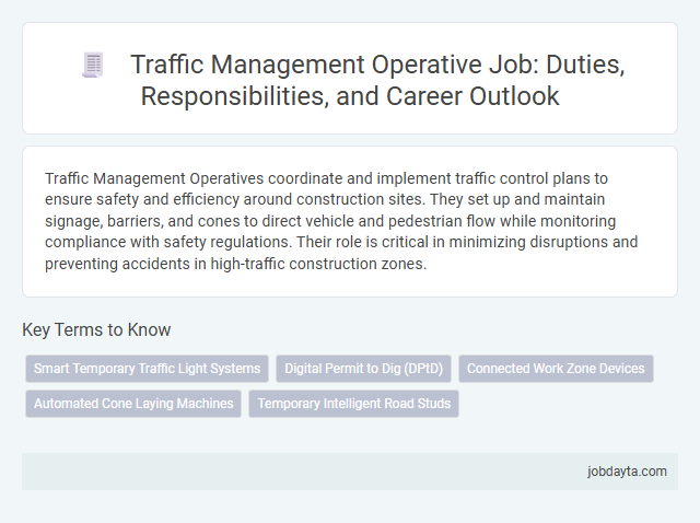 Traffic Management Operative Job: Duties, Responsibilities, and Career Outlook