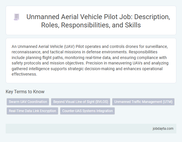 Unmanned Aerial Vehicle Pilot Job: Description, Roles, Responsibilities, and Skills