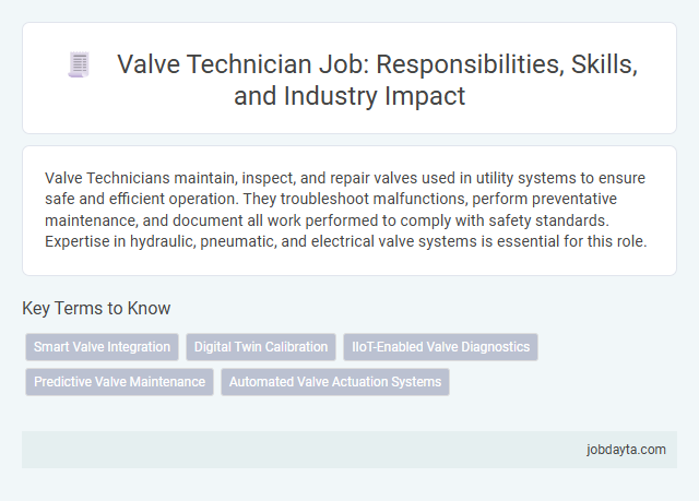 Valve Technician Job: Responsibilities, Skills, and Industry Impact