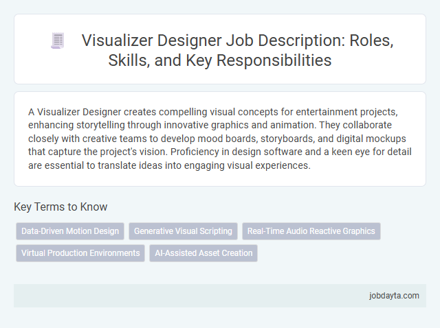 Visualizer Designer Job Description: Roles, Skills, and Key Responsibilities