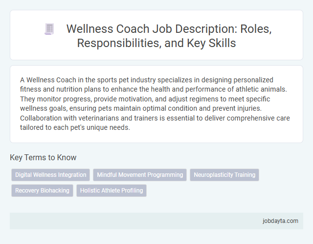 Wellness Coach Job Description: Roles, Responsibilities, and Key Skills