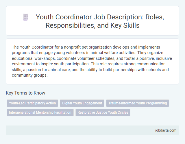 Youth Coordinator Job Description: Roles, Responsibilities, and Key Skills