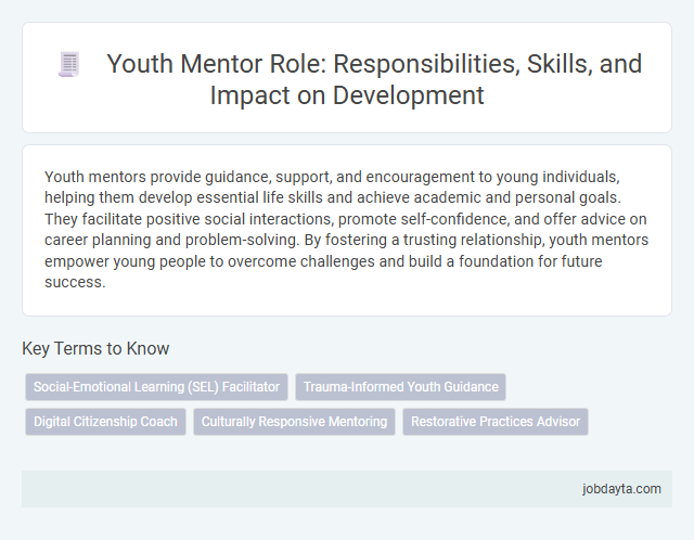 Youth Mentor Role: Responsibilities, Skills, and Impact on Development