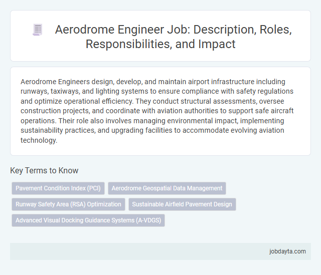 Aerodrome Engineer Job: Description, Roles, Responsibilities, and Impact