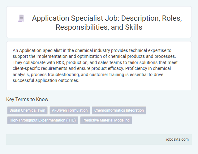 Application Specialist Job: Description, Roles, Responsibilities, and Skills