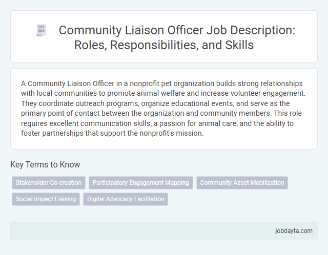 Community Liaison Officer Job Description: Roles, Responsibilities, and Skills