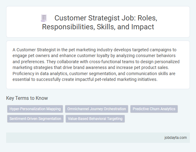 Customer Strategist Job: Roles, Responsibilities, Skills, and Impact