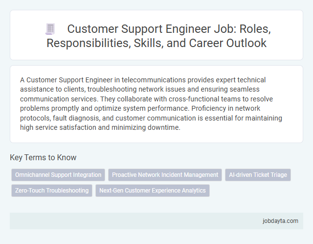 Customer Support Engineer Job: Roles, Responsibilities, Skills, and Career Outlook