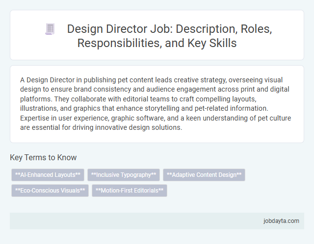 Design Director Job: Description, Roles, Responsibilities, and Key Skills