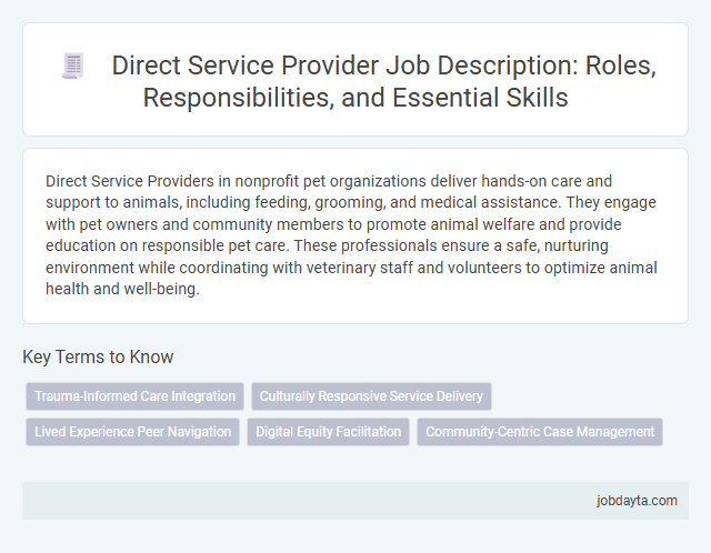 Direct Service Provider Job Description: Roles, Responsibilities, and Essential Skills