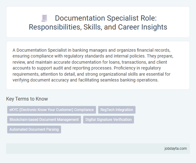 Documentation Specialist Role: Responsibilities, Skills, and Career Insights