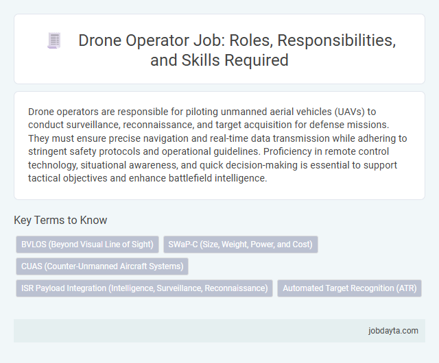 Drone Operator Job: Roles, Responsibilities, and Skills Required