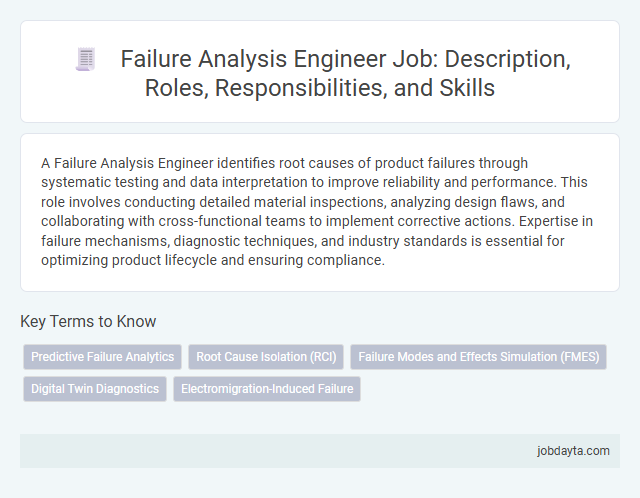 Failure Analysis Engineer Job: Description, Roles, Responsibilities, and Skills