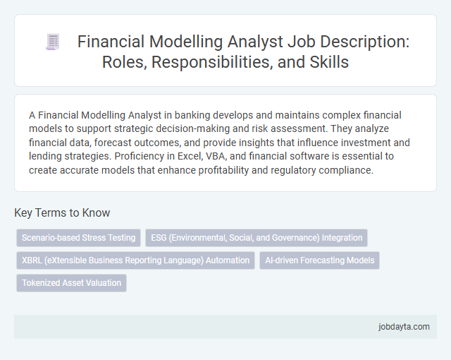 Financial Modelling Analyst Job Description: Roles, Responsibilities, and Skills