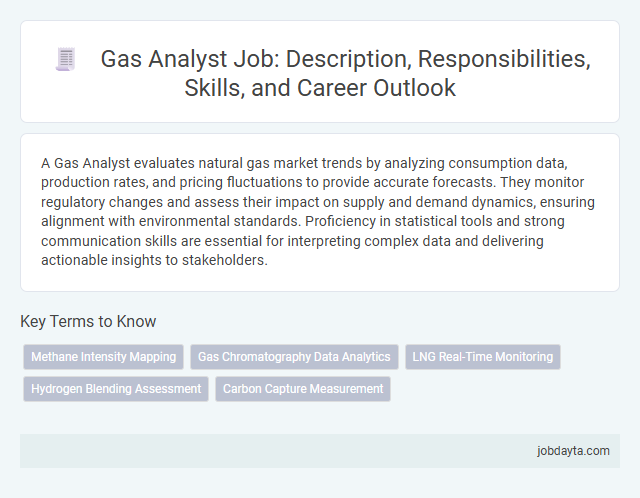 Gas Analyst Job: Description, Responsibilities, Skills, and Career Outlook