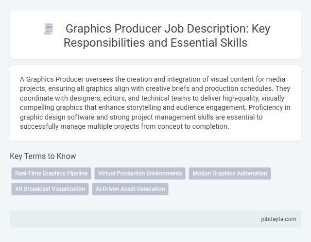 Graphics Producer Job Description: Key Responsibilities and Essential Skills