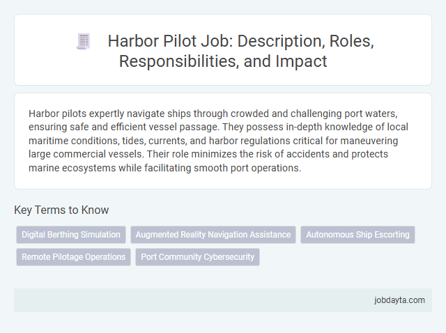 Harbor Pilot Job: Description, Roles, Responsibilities, and Impact