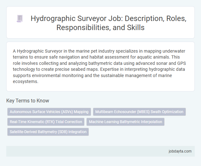 Hydrographic Surveyor Job: Description, Roles, Responsibilities, and Skills