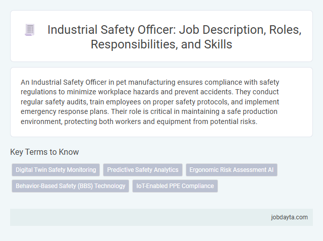 Industrial Safety Officer: Job Description, Roles, Responsibilities, and Skills