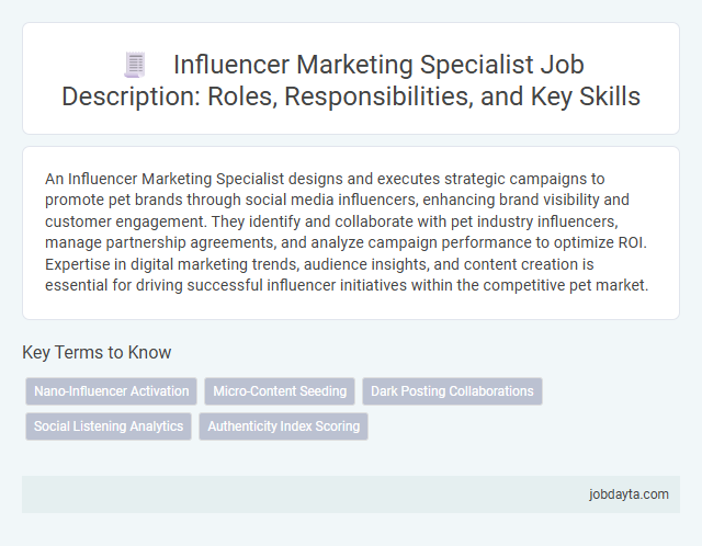 Influencer Marketing Specialist Job Description: Roles, Responsibilities, and Key Skills