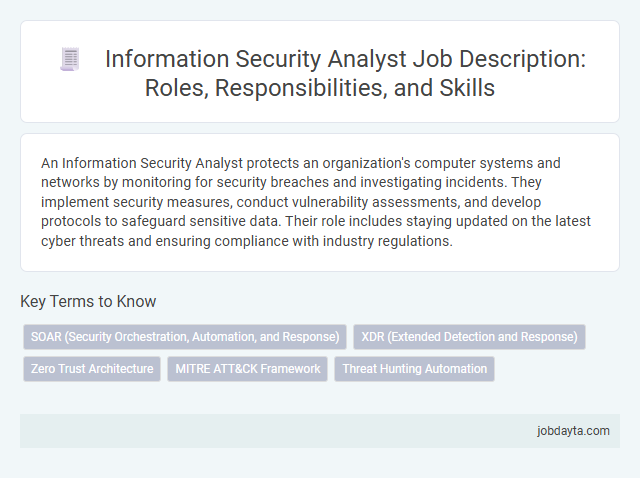 Information Security Analyst Job Description: Roles, Responsibilities, and Skills