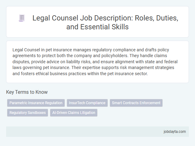 Legal Counsel Job Description: Roles, Duties, and Essential Skills