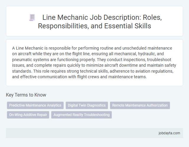 Line Mechanic Job Description: Roles, Responsibilities, and Essential Skills