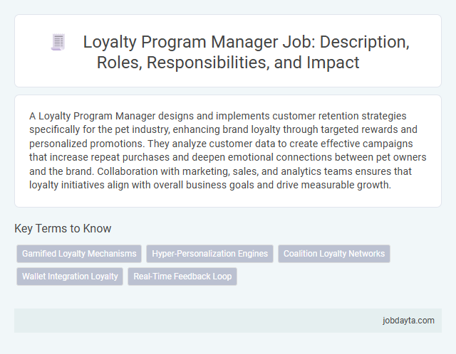 Loyalty Program Manager Job: Description, Roles, Responsibilities, and Impact